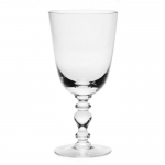 Fanny Clear Goblet 7 1/2\ Color 	Clear
Capacity 	13oz / 370ml
Dimensions 	7½\ / 19cm
Material 	Handmade Glass
Pattern 	Fanny